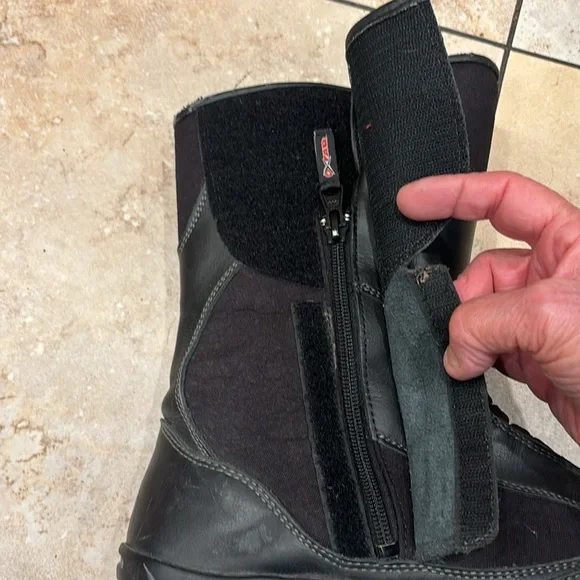 Oxtar Gore Tex Motorcycle Biker Boots Women' Leather Made in Italy EU 45 - Picture 7 of 16